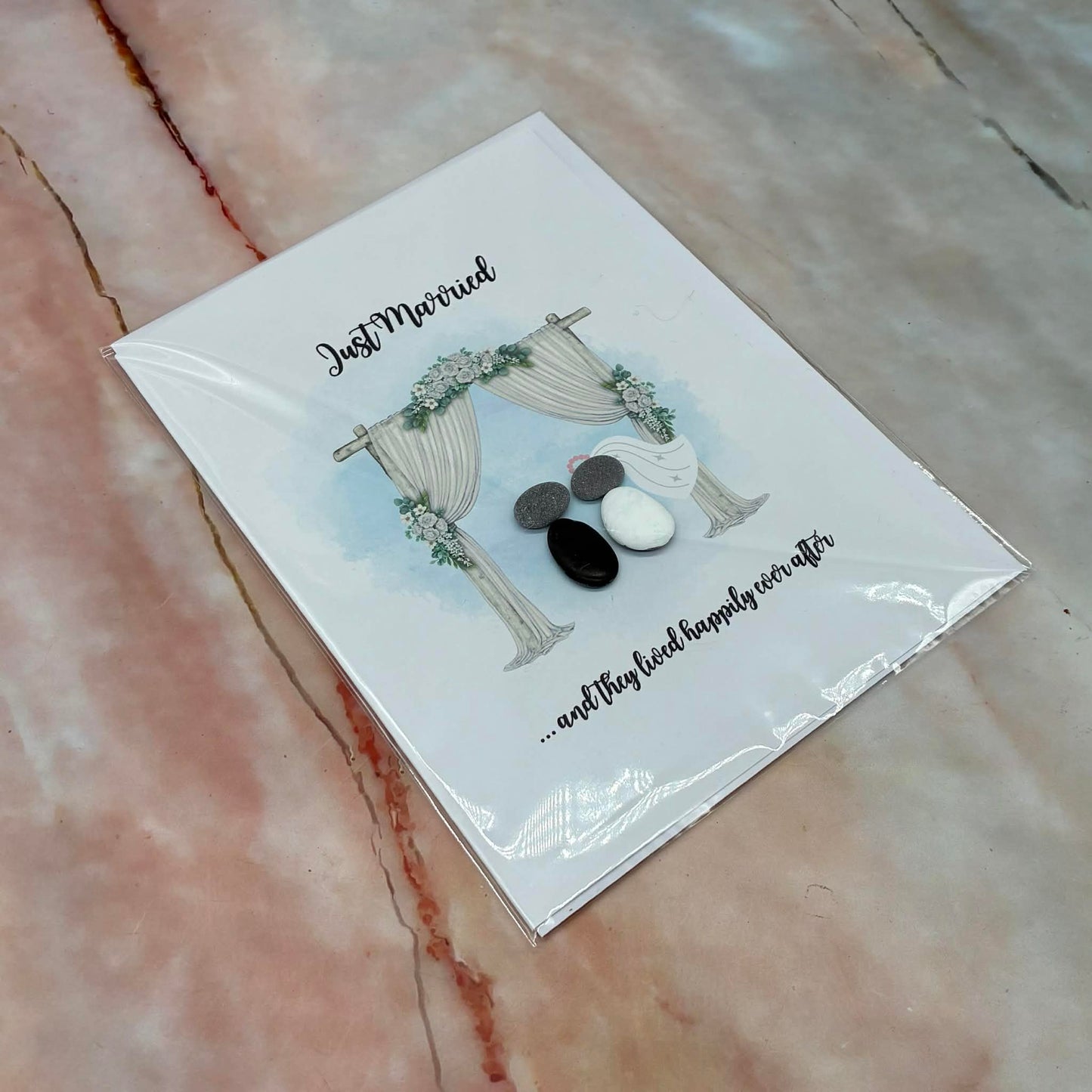 Pebble Art Cards | Wedding