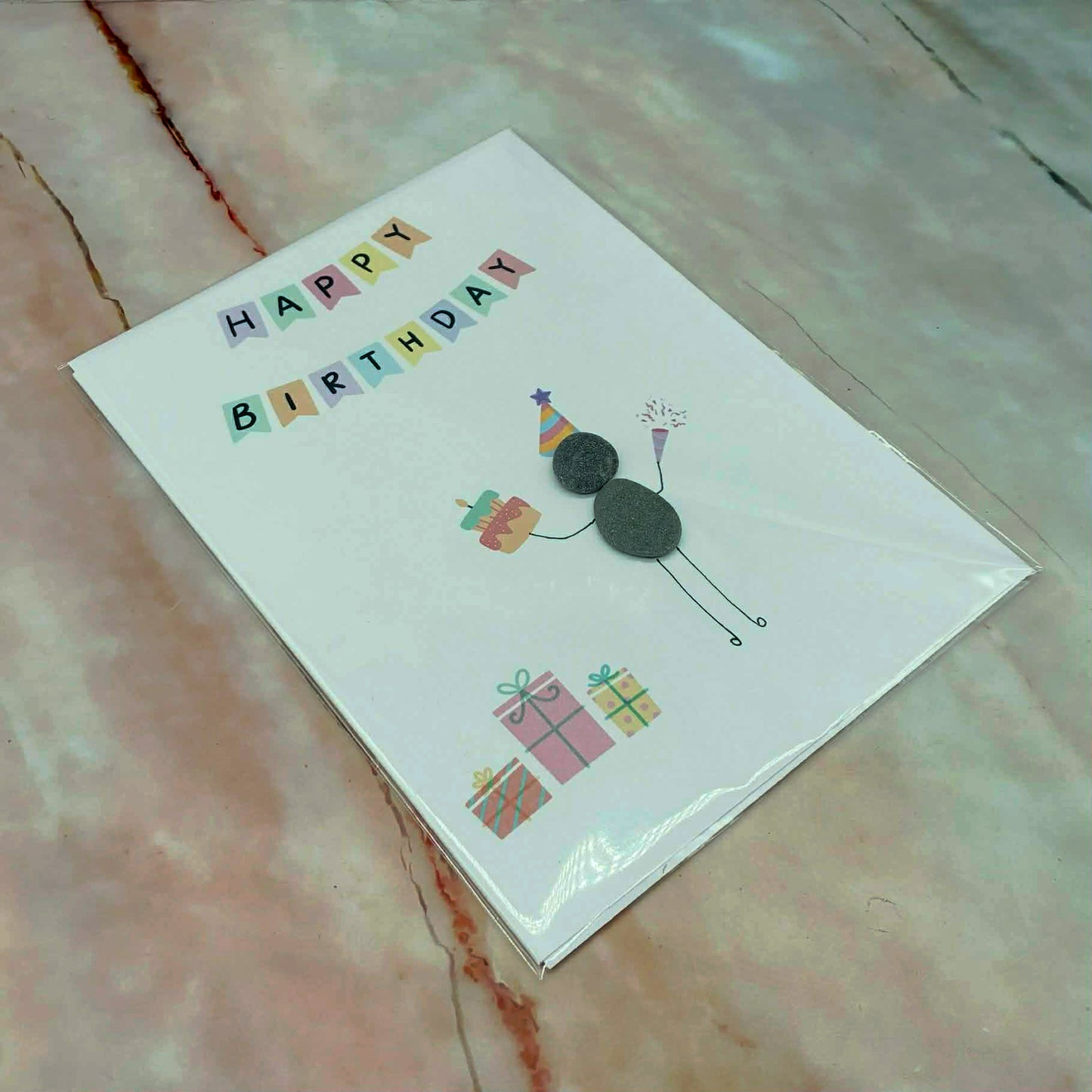 Pebble Art Cards | Birthday