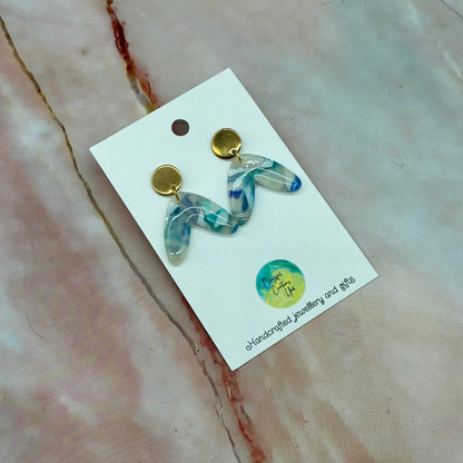 Handcrafted Drop Earrings | Hypoallergenic | Choose Your Colour!