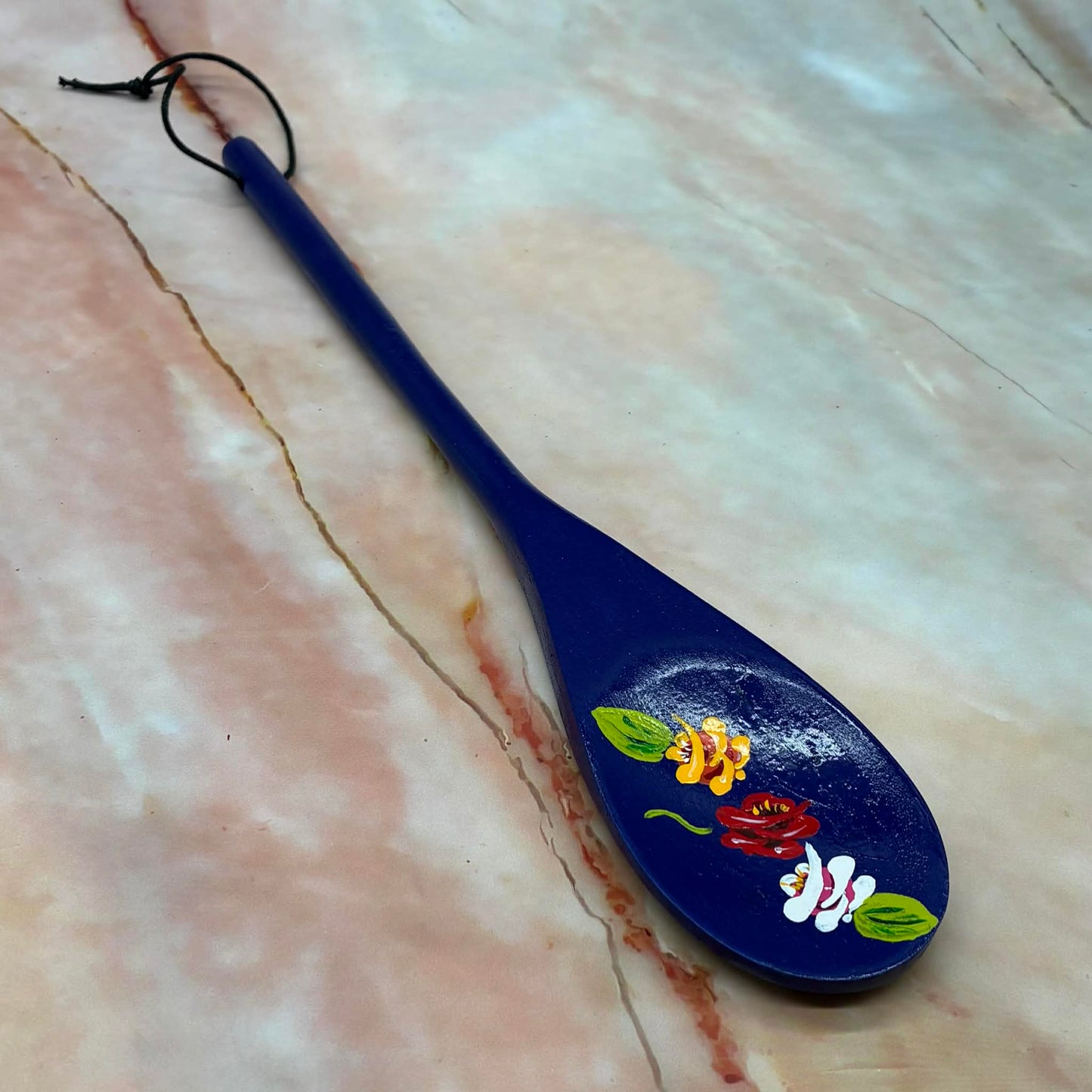 Hand Painted Wooden Spoons | Wood & Enamel | Various Colours