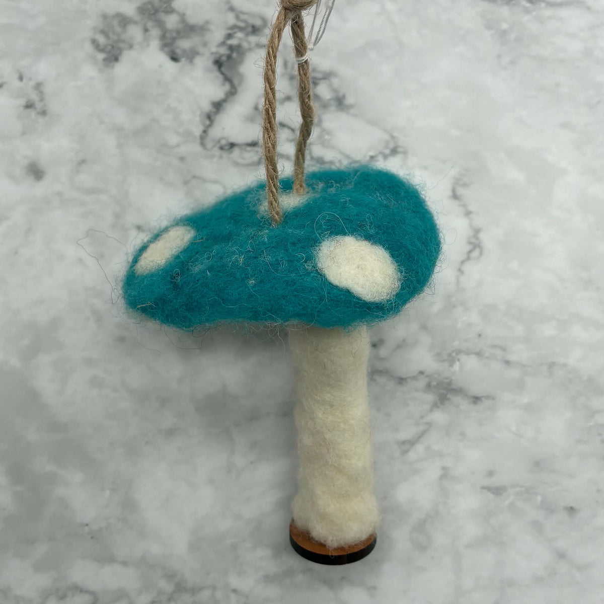Handmade Hanging Decorations | Needle Felted Animals & Toadstools