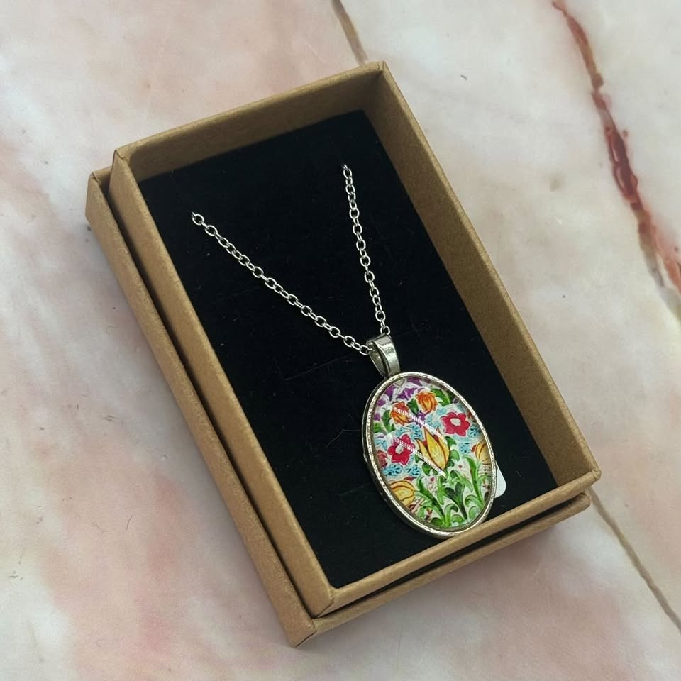 Pendant Necklaces | Glass Cabochon | Various Designs