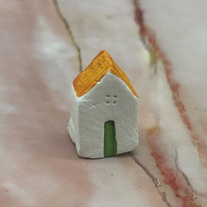 Tiny Ceramic Houses  | Hand Painted | Various Styles