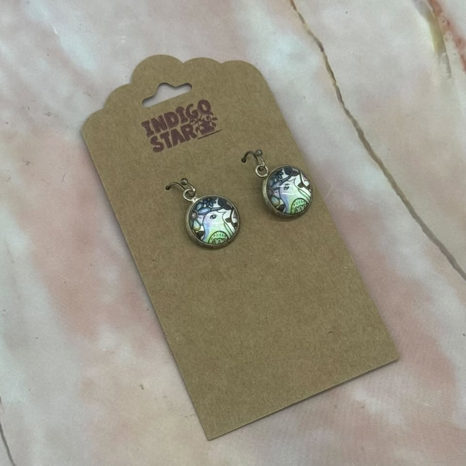 Earrings | Glass Cabochon | Various Designs