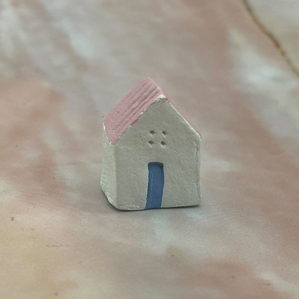 Tiny Ceramic Houses  | Hand Painted | Various Styles