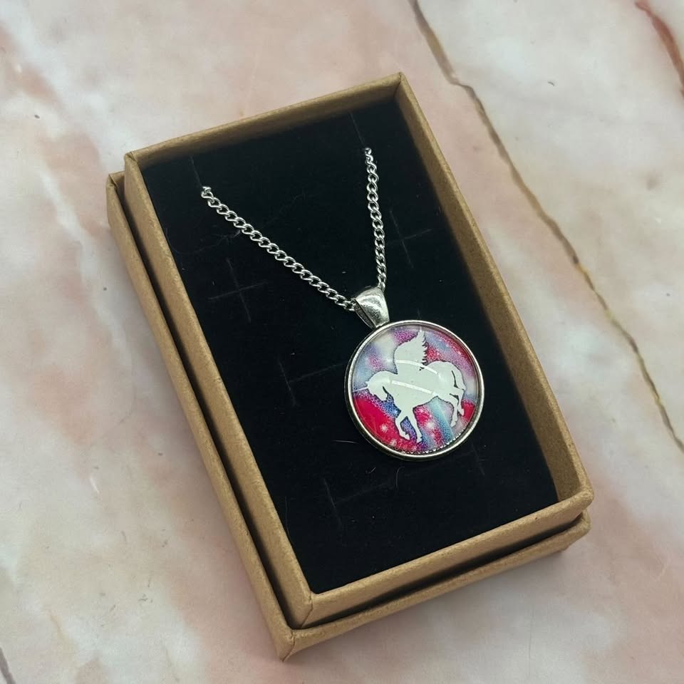 Pendant Necklaces | Glass Cabochon | Various Designs