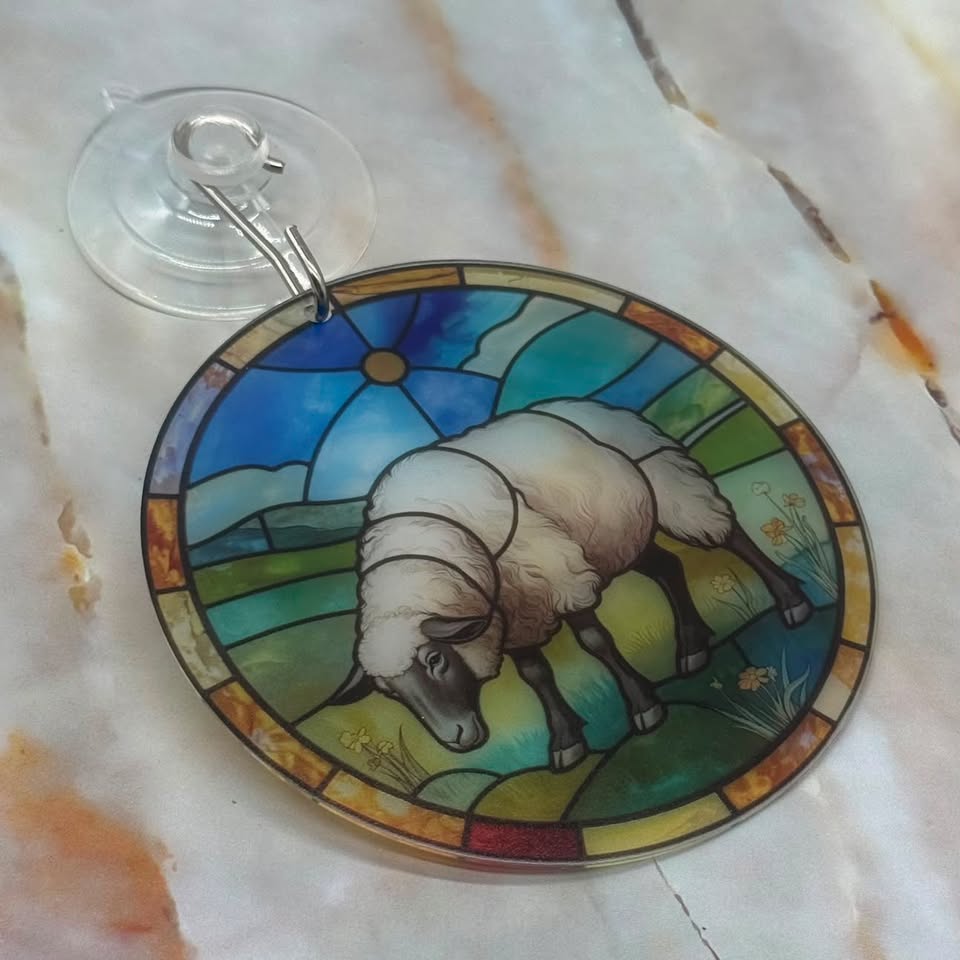 3D Printed Window Hanging | Stained Glass Inspired