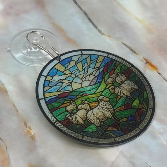 3D Printed Window Hanging | Stained Glass Inspired