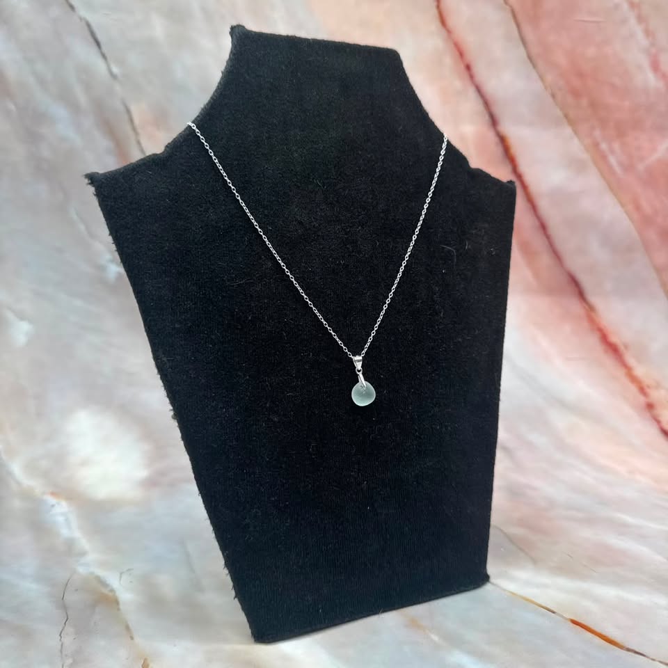Seaglass Necklaces | Silver