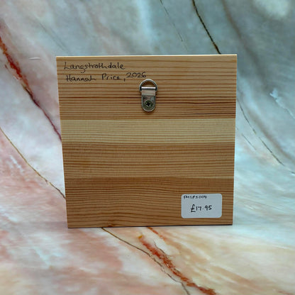 Langstrothdale | Original Painting | Acrylic on Wood | 5 x 5 inch