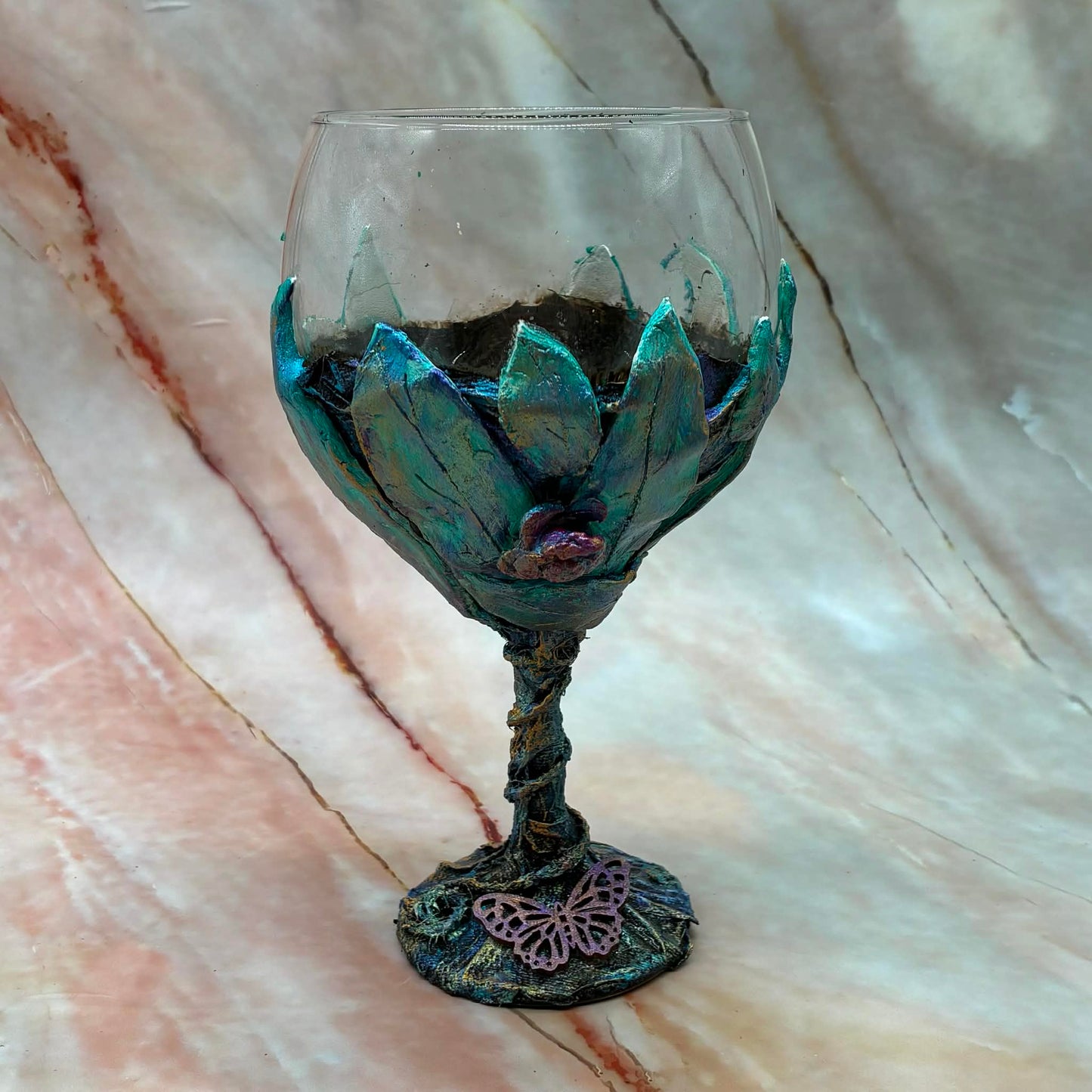 Hand Painted Gin Glasses | Various Colours