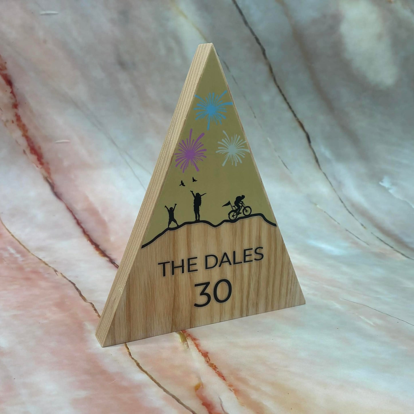 Dales 30 Peak | Ash Wood & UV DTF Decal