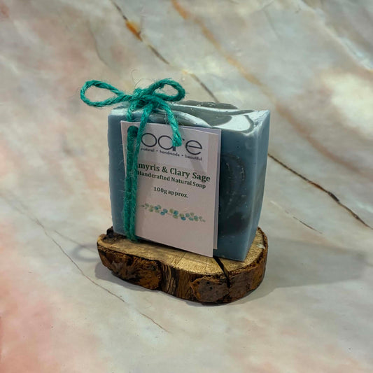 Amyris & Clary Sage | Handmade Natural Soap | Perfect for Unbalanced Skin