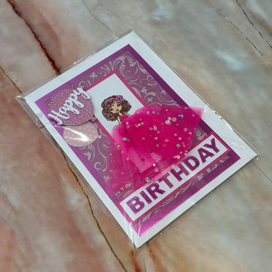 Handmade Girls Birthday Cards | 2 Designs