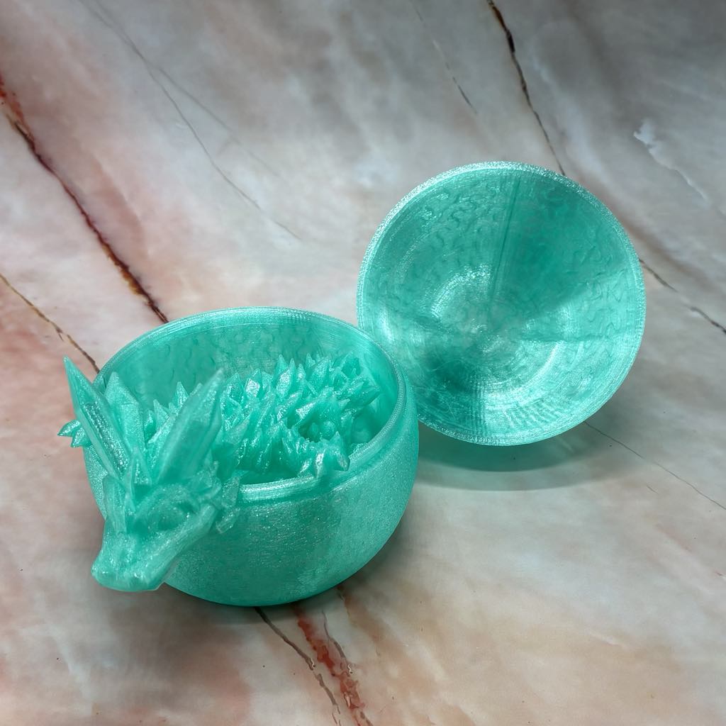 3D Printed Crystal Dragons & Eggs  | 2 Sizes | Various Colours