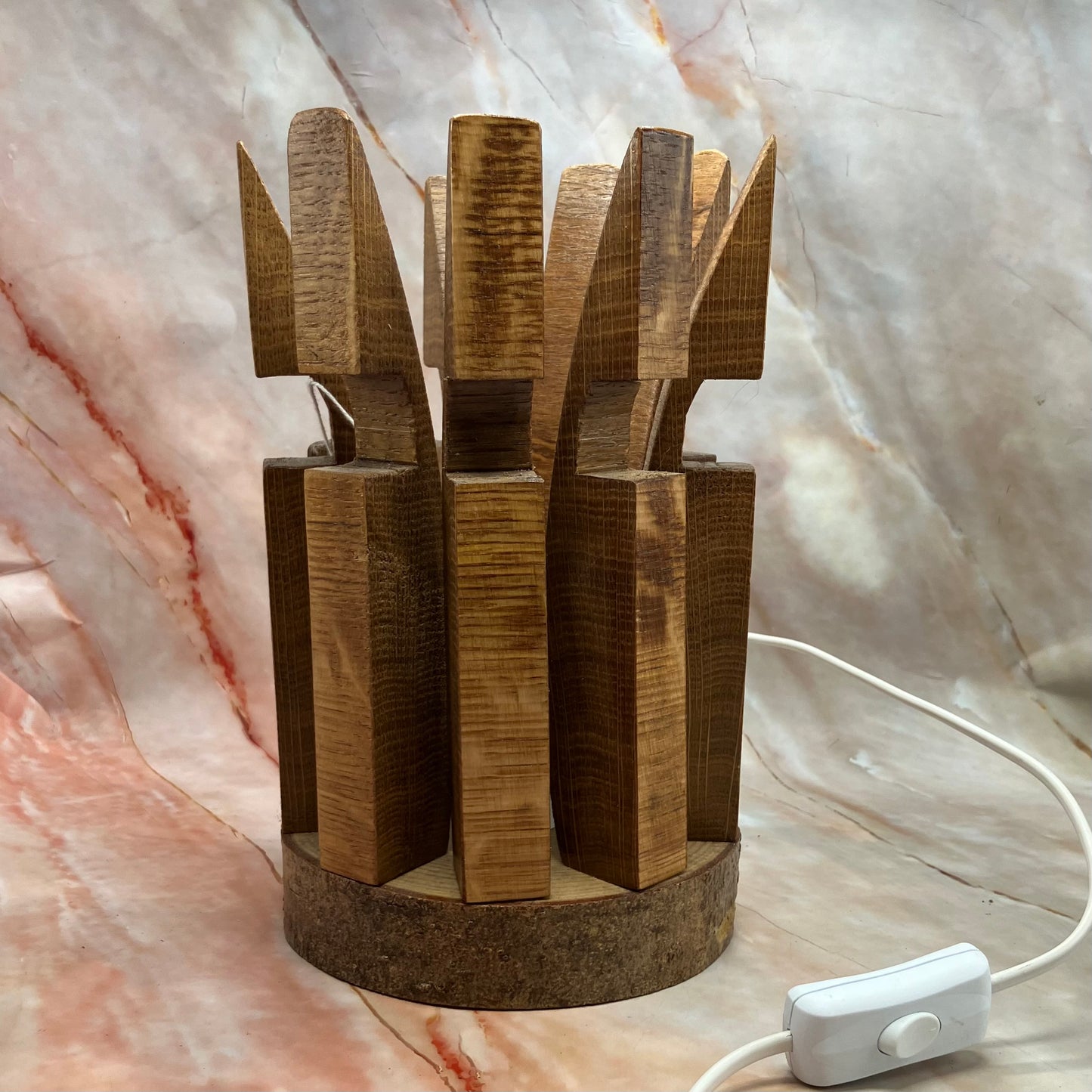 Wooden Lamp | Tulip Design