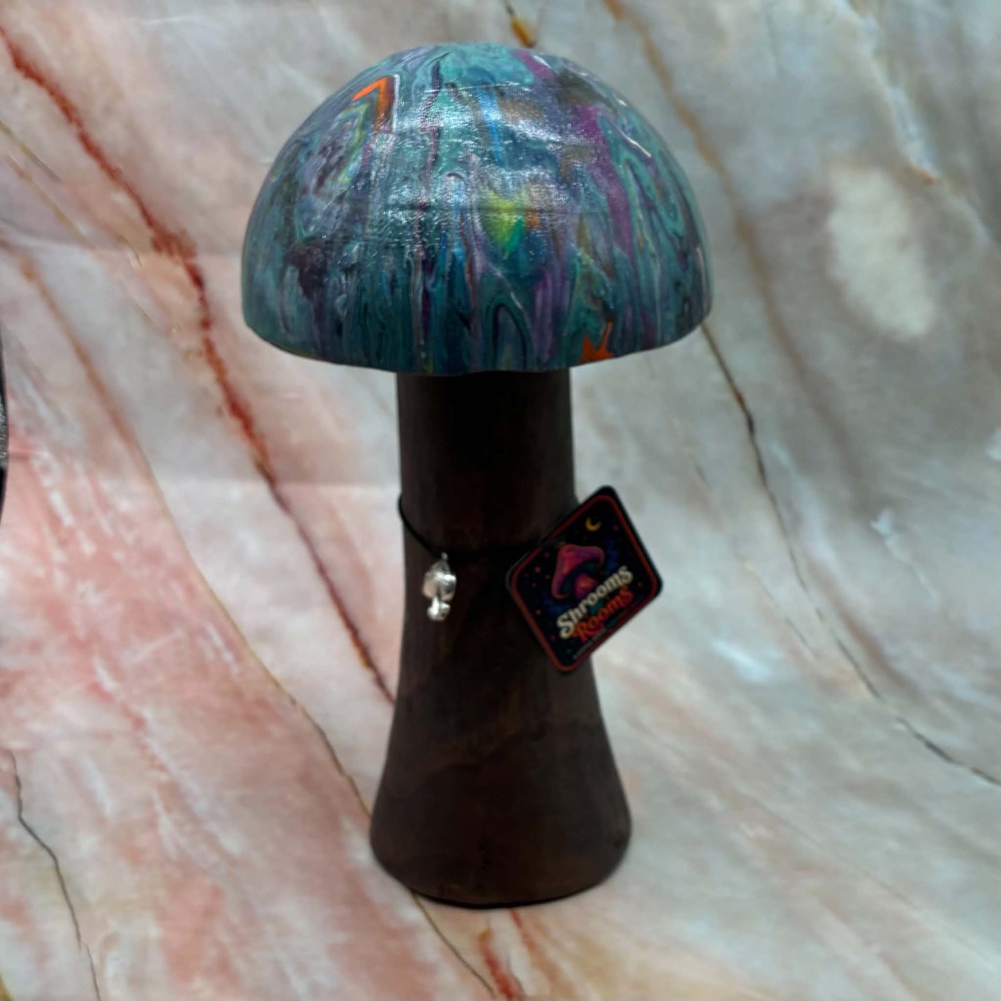 MonsterShroom | Freestanding Mushroom Decoration | Wood & Acrylic Paint