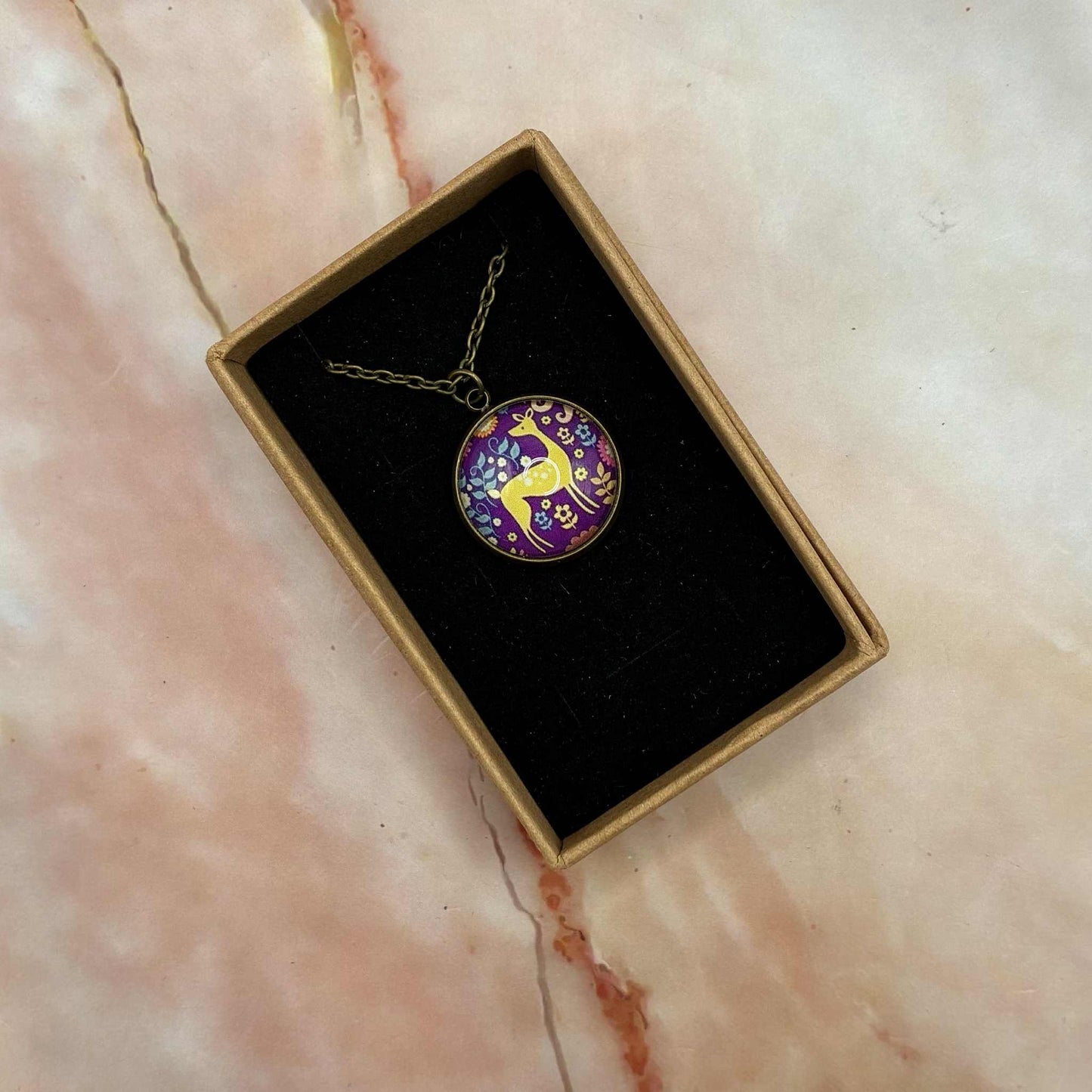 Pendant Necklaces | Glass Cabochon | Various Designs