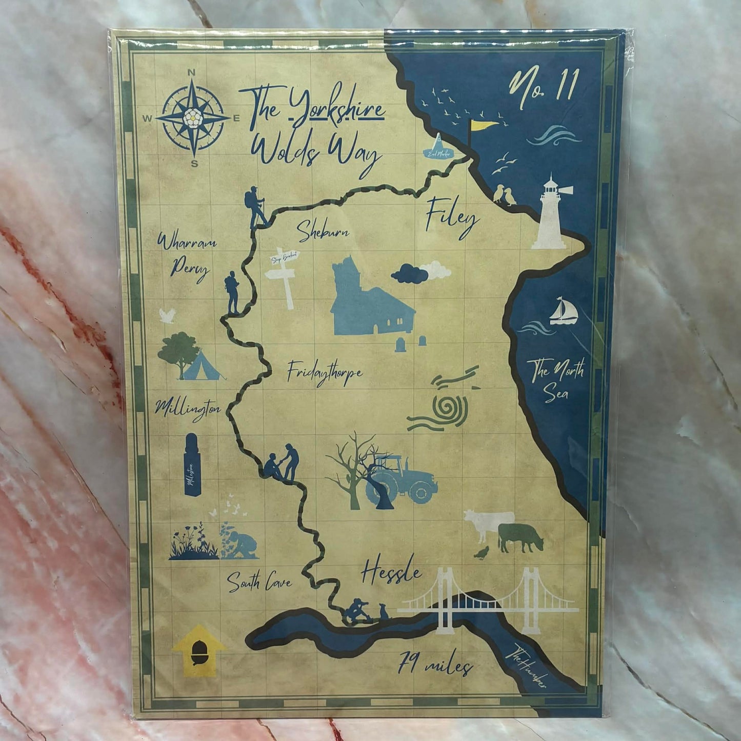 Yorkshire Walking Prints | A3 | Choose Your Favourite!
