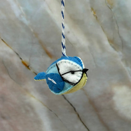 Handmade Felt Bird Decoration | Hand Embroidery