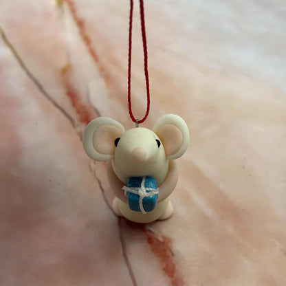 Christmas Themed Glow In The Dark Animals | Polymer Clay | Various Designs