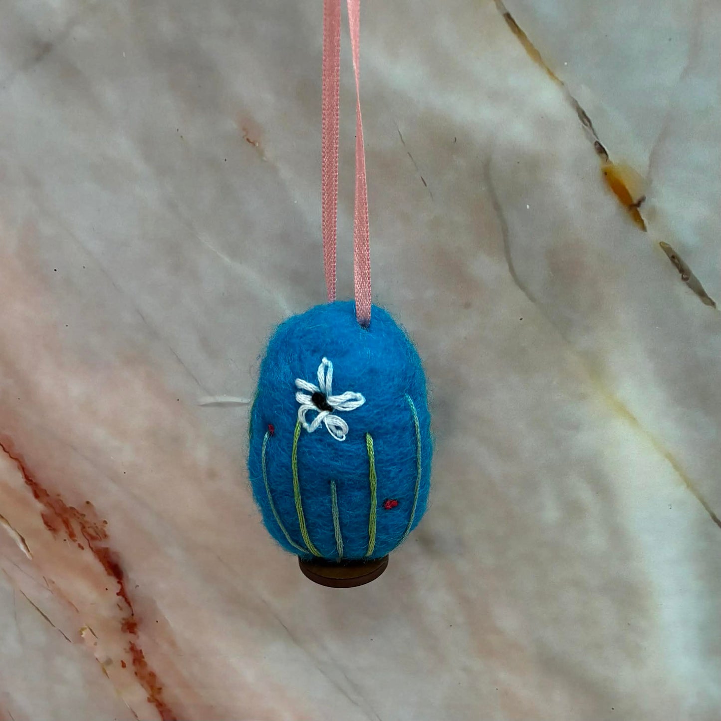 Handmade Hanging Eggs | Easter | Needle Felting