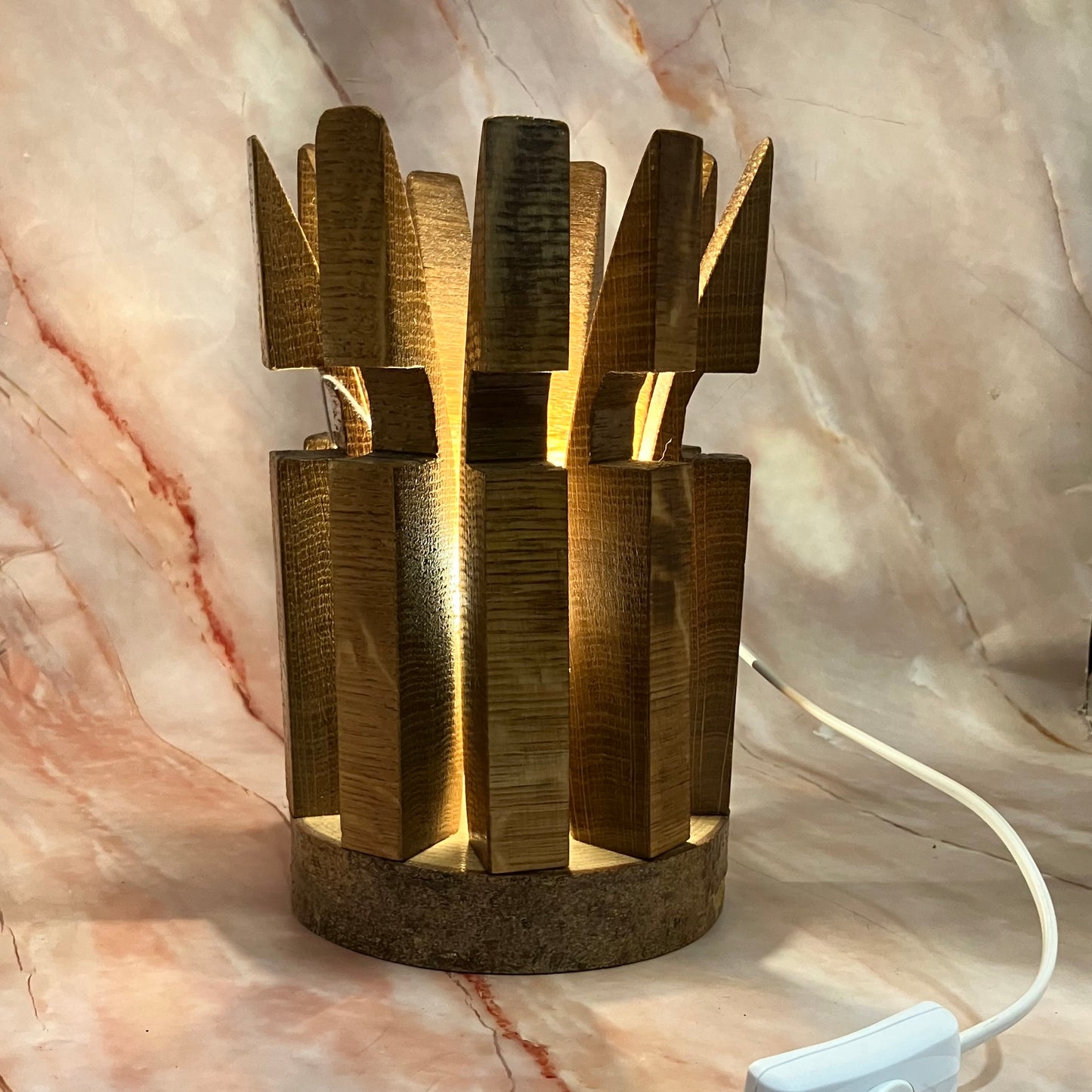 Wooden Lamp | Tulip Design
