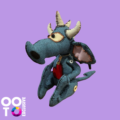 Dragon | Hand Sewn | Fabric Gothic Decoration
