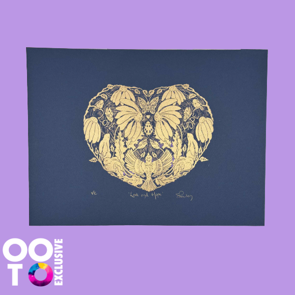 Love & Hope | Variable Edition Lino Prints | Various Styles