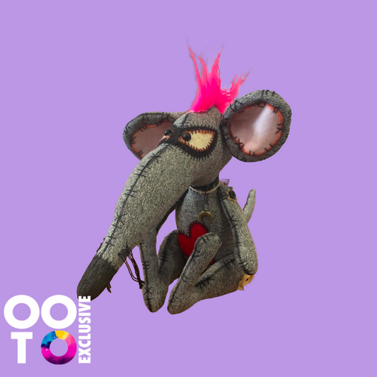 Ratty | Hand Sewn | Fabric Gothic Decoration