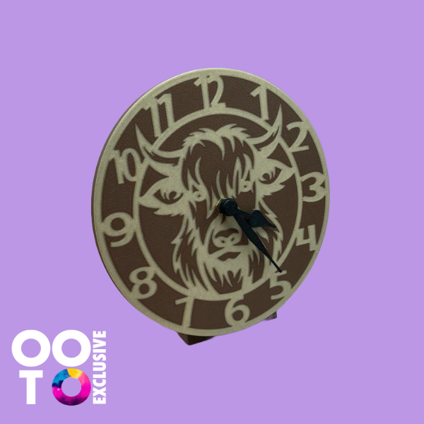 3D Printed Clocks | Wall Mountable with Desktop Stand