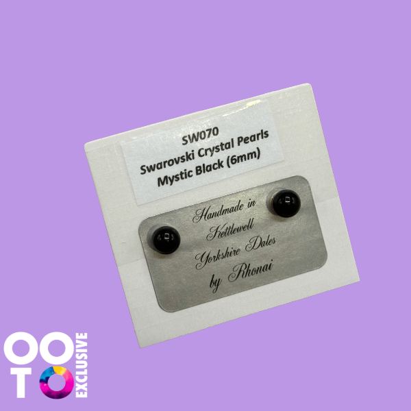 Swarovski Crystal Pearl Earrings | 6mm