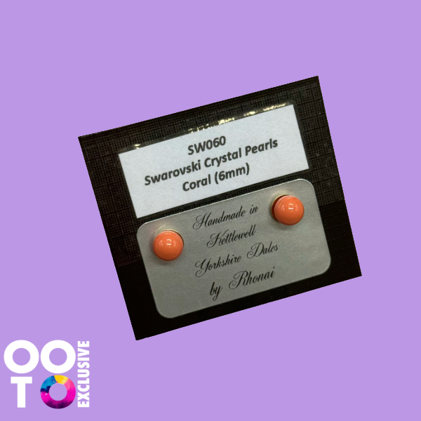 Swarovski Crystal Pearl Earrings | 6mm