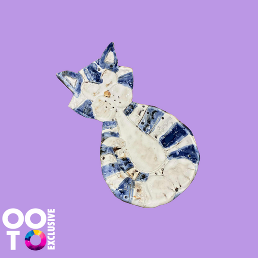 Ceramic Cat Spoon Rests | Various Colours