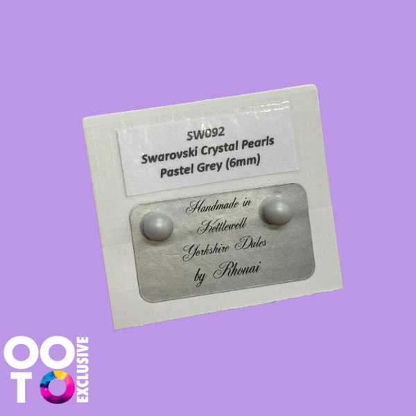 Swarovski Crystal Pearl Earrings | 6mm