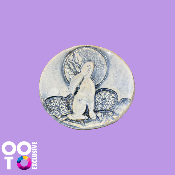 Ceramic Moon Gazing Hares Trinket Dish | Various Designs & Sizes