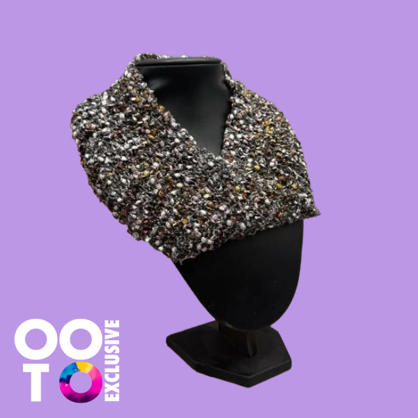 Handknitted Loop Twist Neck Scarves | Choose Your Colour!