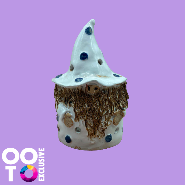 Ceramic Wizard & Wizardess Tealight Holders | Various Colours