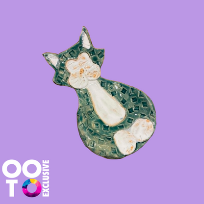 Ceramic Cat Spoon Rests | Various Colours