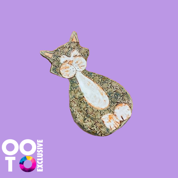 Ceramic Cat Spoon Rests | Various Colours