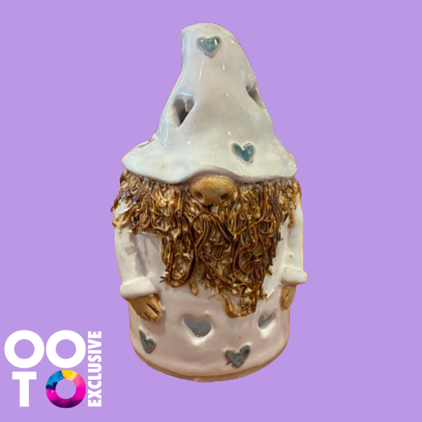 Ceramic Wizard & Wizardess Tealight Holders | Various Colours