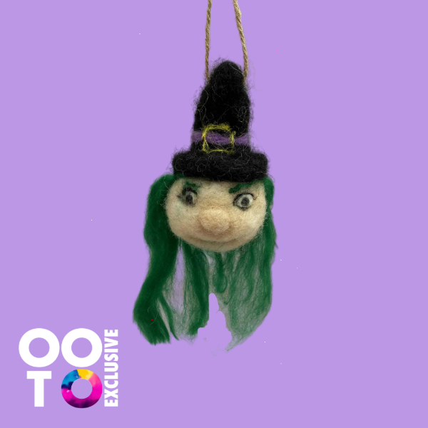 Needle Felted Witch| Hanging Decorations