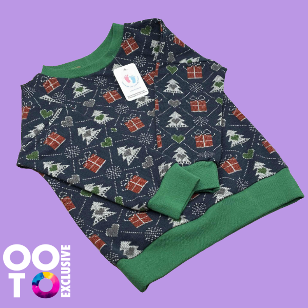 Handmade Baby Sweatshirts | Christmas Collection