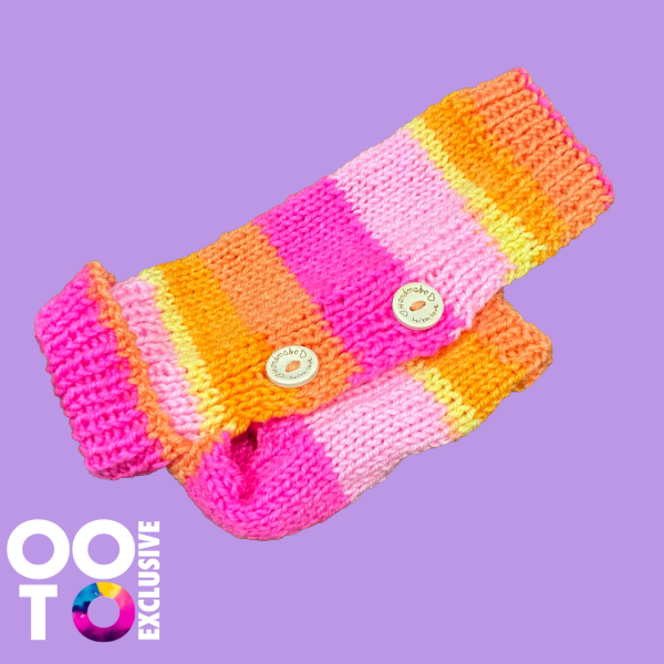 Hand Knitted Dog Coats | Extra Extra Small Dogs with Button Fastenings | Ideal for Puppies / Small Chihuahuas
