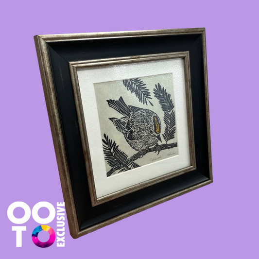 Goldcrest | Open Edition Lino print