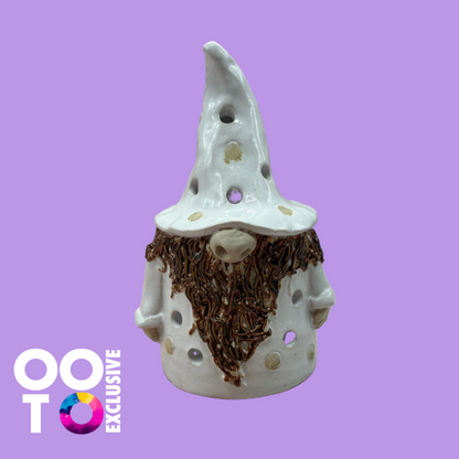Ceramic Wizard & Wizardess Tealight Holders | Various Colours