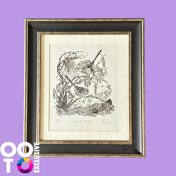 Springtime | Limited Edition Framed Lino Print