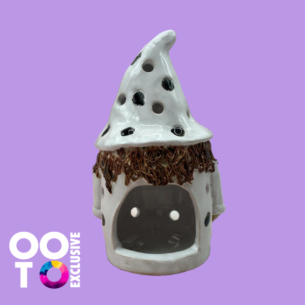 Ceramic Wizard & Wizardess Tealight Holders | Various Colours