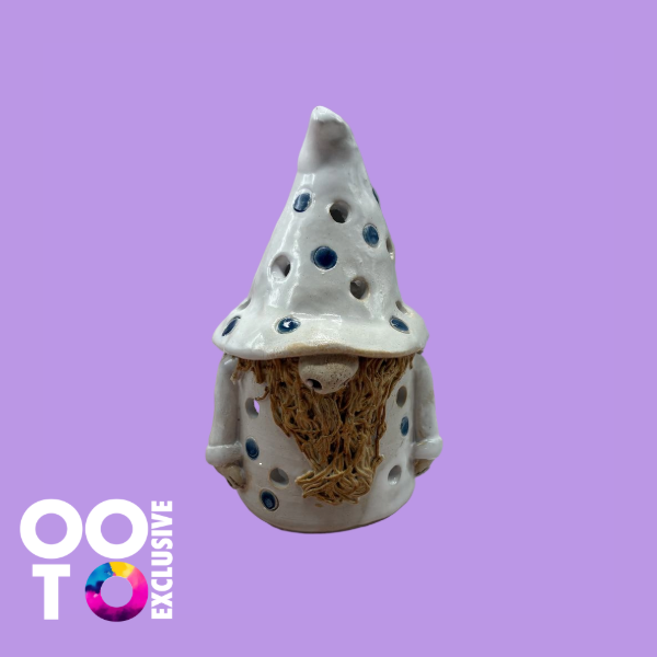 Ceramic Wizard & Wizardess Tealight Holders | Various Colours