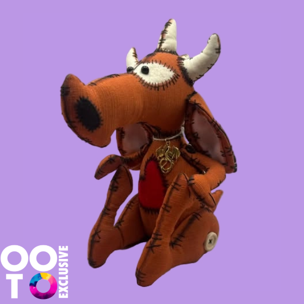 Dragon | Hand Sewn | Fabric Gothic Decoration